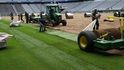 Rekonstrukce trávníku v mnichovské Allianz Arena