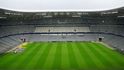 Fotbalový stadion Allianz Arena v Mnichově s kapacitou 75 tisíc diváků