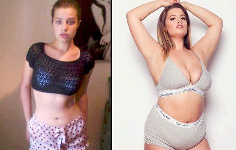 XL modelka nenáviděla své tělo, pomohlo jí až přibrat dvacet kilogramů