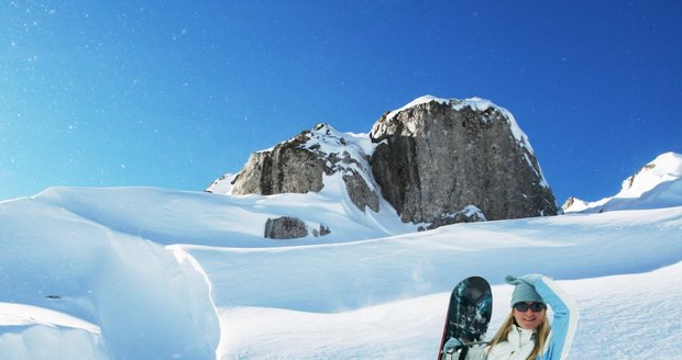 Na své si tu přijdou i snowboardisté.