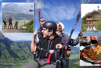 Alpy z ptačí perspektivy: Do Rakouska na lyže? Kdepak! Na paragliding!