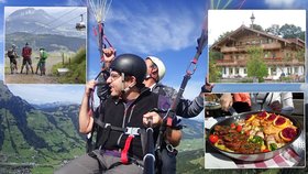 Alpy z ptačí perspektivy: Do Rakouska na lyže? Kdepak! Na paragliding!