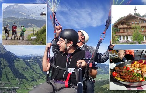 Alpy z ptačí perspektivy: Do Rakouska na lyže? Kdepak! Na paragliding!
