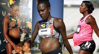 Americká atletka opět běžela těhotná! Skončila poslední, přesto jásala