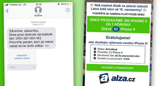 „Dostanete iPhone X za korunu,“ lákají podvodníci v sms. Místo toho vám vysají účet 