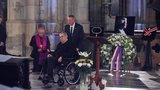 Modlitba za Alžbětu II. v chrámu sv. Víta: Zeman děkoval královně, ocenil její osobní kouzlo