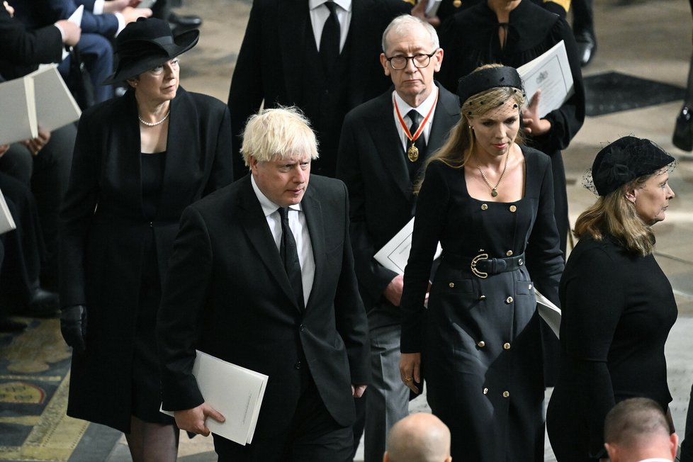 Pohřeb královny Alžběty II. - Boris Johnson