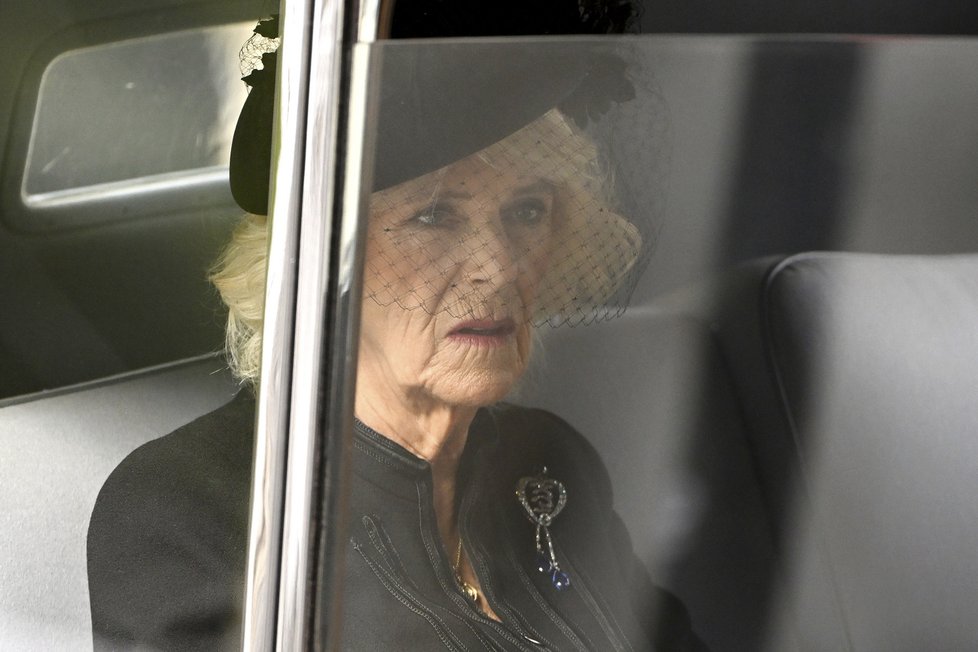 Pohřeb královny Alžběty II. - královna manželka Camilla