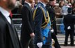 Pohřeb královny Alžběty II. - princ Harry s princem Williamem Pohřeb královny Alžběty II. - princ Harry s princem Williamem