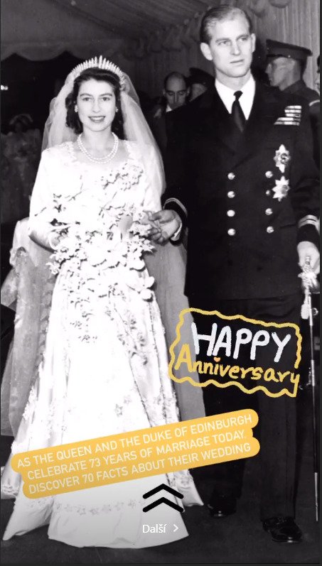 Před 73 lety si Philip s Alžbětou řekli své &#34;ano&#34;