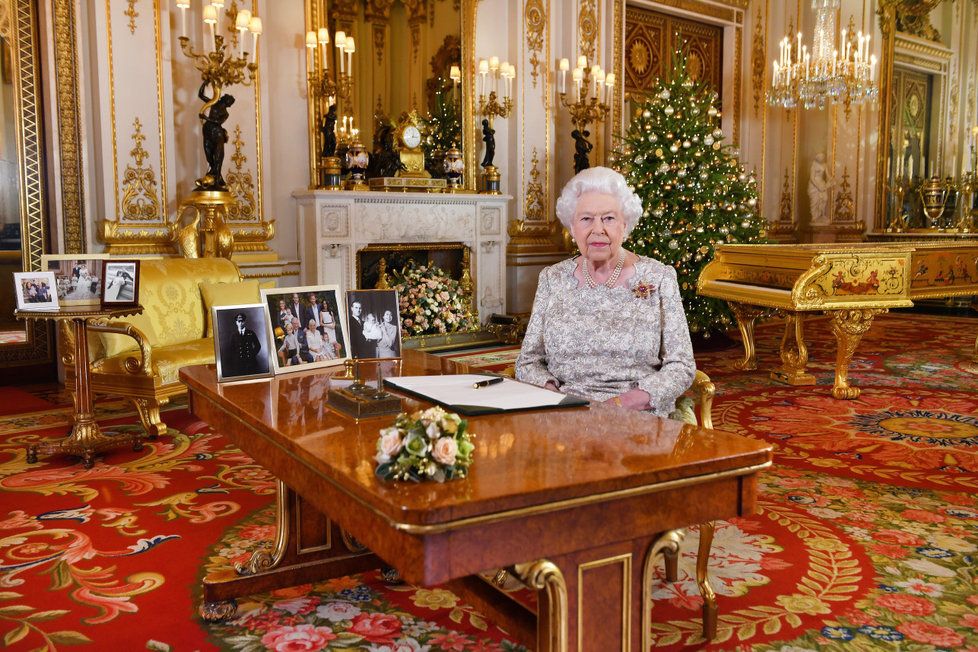 Alžběta II. Vánoce 2019
