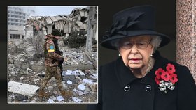 Královna poslala Ukrajině štědrý dar