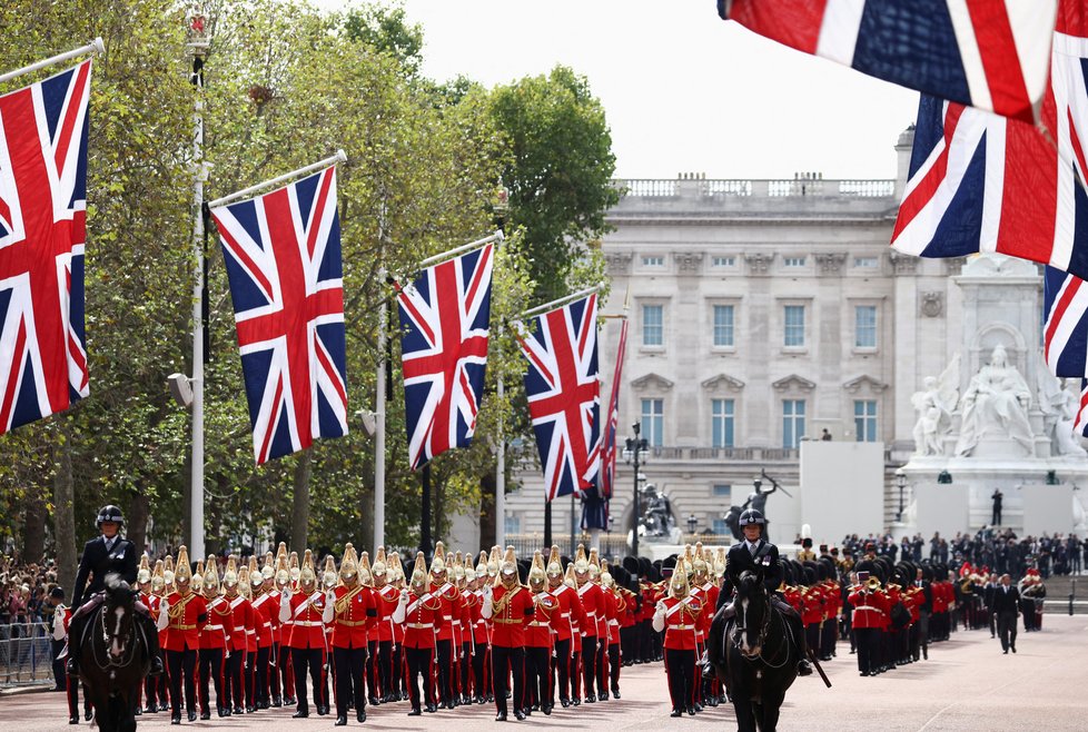 Poslední cesta královny Alžběty II. do Westminsteru