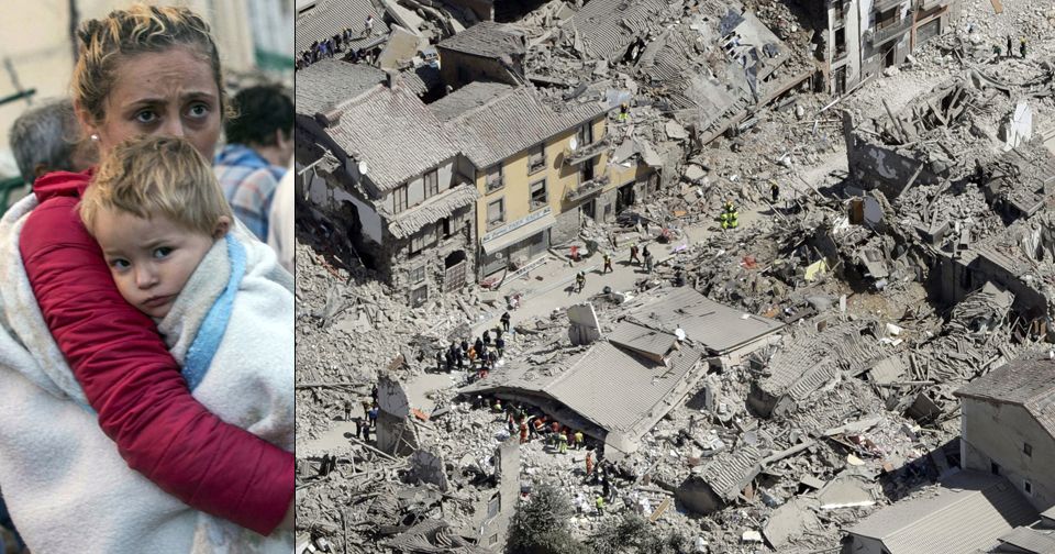 Město Amatrice zničilo italské zemětřesení ze tří čtvrtin.