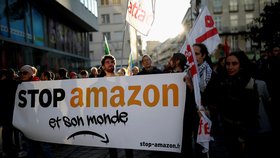 Zaměstnanci Amazonu v Lipsku budou stávkovat do Štědrého dne (ilustrační foto).