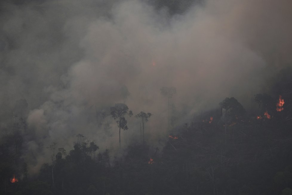 Rozsáhlé požáry v Amazonském deštném pralese