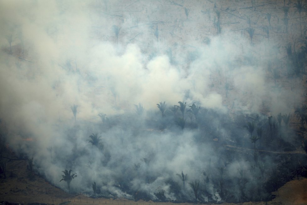 Rozsáhlé požáry v Amazonském deštném pralese