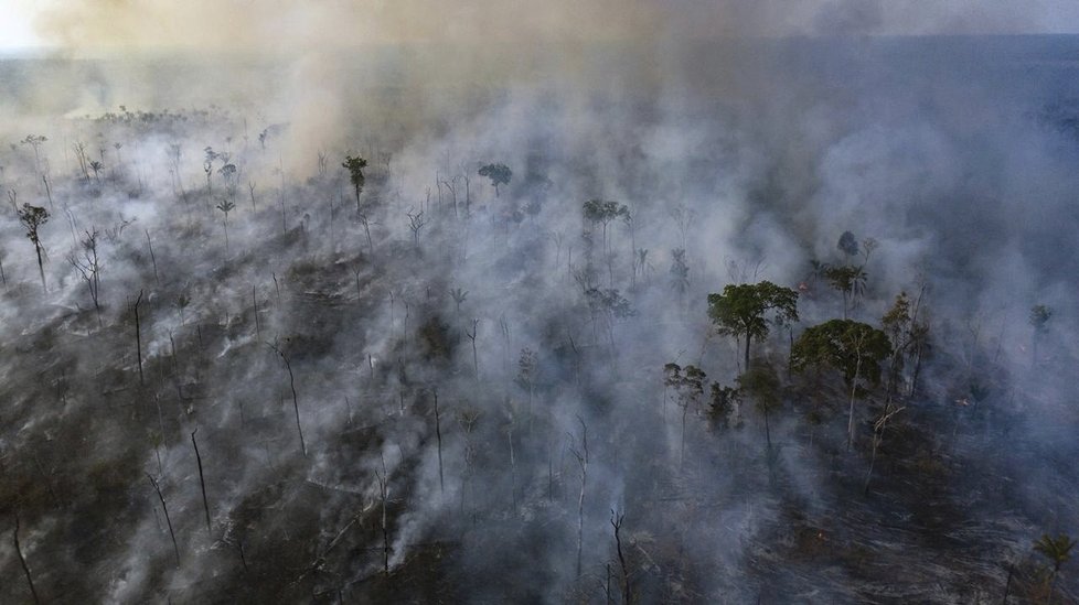 Rozsáhlé požáry v Amazonském deštném pralese