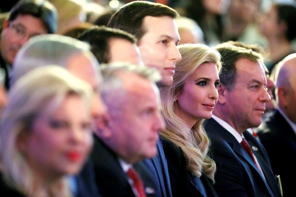 Na slavnostní recepci dorazila i Ivanka Trump a její manžel Jared Kushner