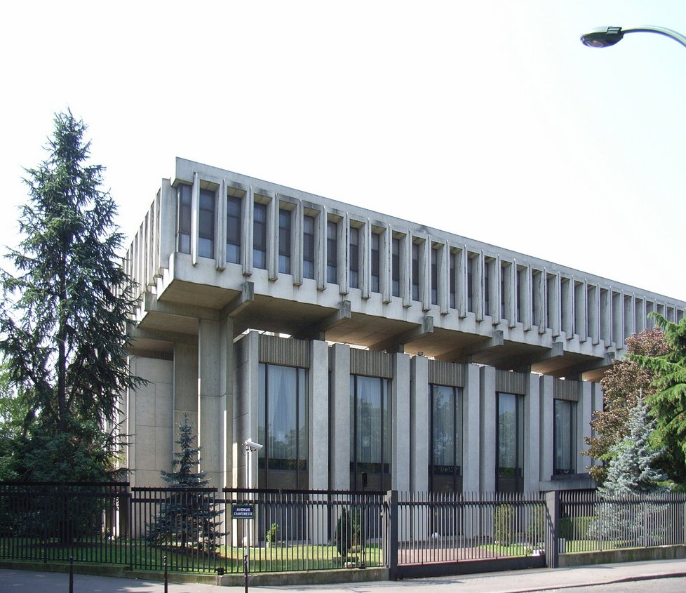 Ruská ambasáda v Paříži.