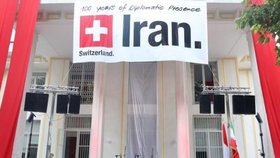 Švýcarská ambasáda v Teheránu.