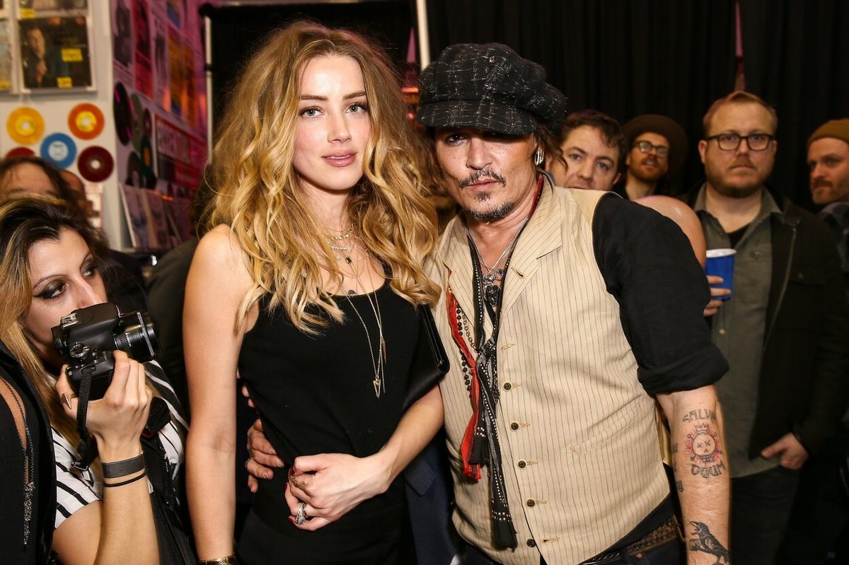 Amber Heard a Johnny Depp v roce 2016
