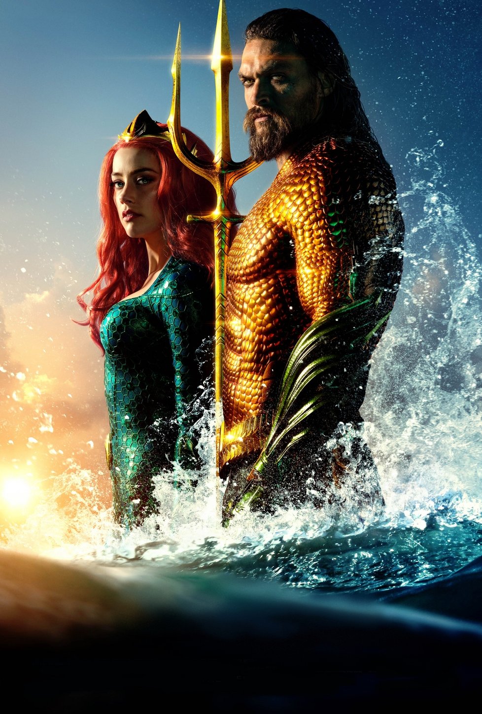 Amber by si měla po čtyřech letech zopakovat roli válečnice Mery. Jason Momoa jako Aquaman.