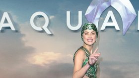 Amber Heardová na premiéře nového filmu Aquaman