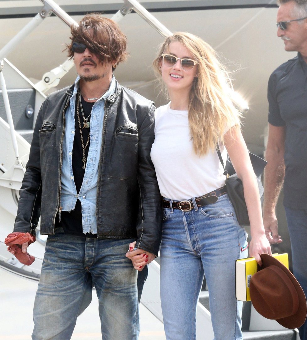 Amber Heard a Johnny Depp