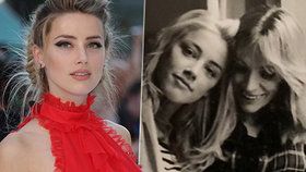 Amber Heard s maminkou