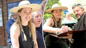 Amber Heardová po soudních tahanicích opět s úsměvem! V Madridu rozdávala podpisy 
