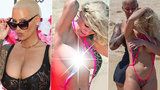 Modelka Amber Roseová: Zachránila zdivočelá ňadra kamarádky!