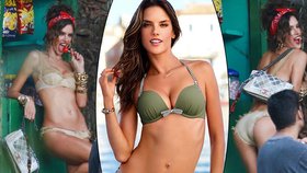 Hřísné pózy Alessandry Ambrosio: Tahle »lehká děva« by měla narváno!