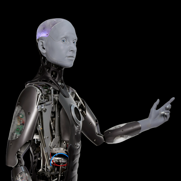 Humanoidní Robot Ameca má skvělou mimiku i pohyb horních končetin