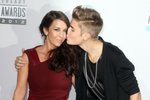 Justin Bieber se svou matkou