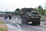 První vozy amerického vojenského konvoje vjely na území ČR 29. května 2018 přes Rozvadov