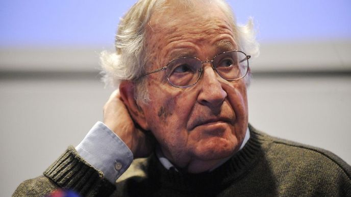 Americký filozof, lingvista a logik Noam Chomsky