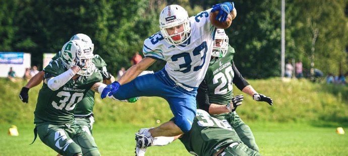 Paddock liga amerického fotbalu a zápas Alligators - Steelers, který nabídl zajímavou podívanou a výhru ostravského celku.