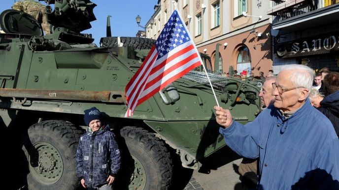 Americký konvoj v Polsku