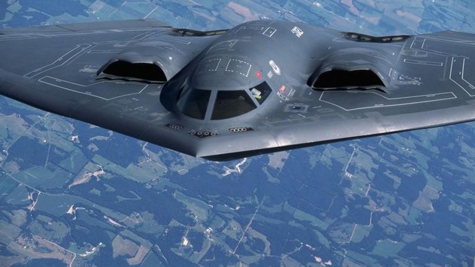 Americký "neviditelný" bombardér B-2