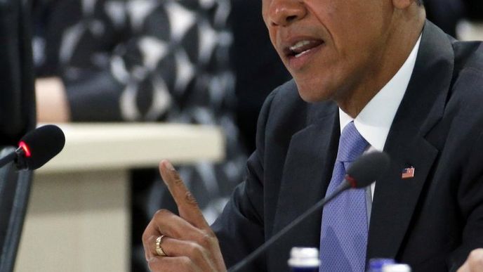 Americký prezident Barack Obama na konferenci o jaderné bezpečnosti