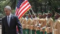 Americký prezident Barack Obama v Etiopii