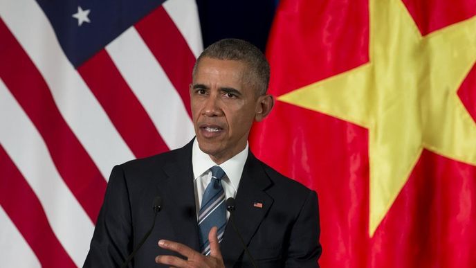 Americký prezident Barack Obama ve Vietnamu