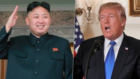 Donald Trump a Kim Čong-un