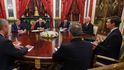Američtí vyjednavači Witkoff a Kushner v Kremlu (5. 9. 2026). Američtí vyjednavači Witkoff a Kushner v Kremlu (5. 9. 2026).