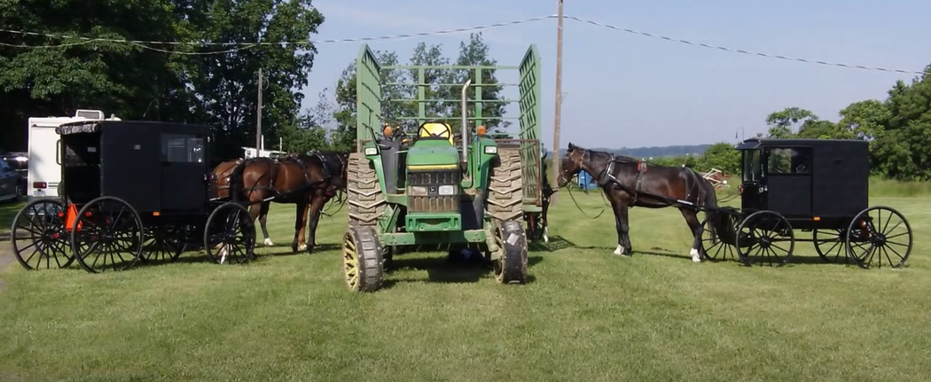 Amišské zemědělské stroje