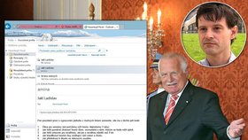 Právník Hasenkopf zveřejnil e-mail, ve kterém ho Jakl žádá  o vypracování amnestie