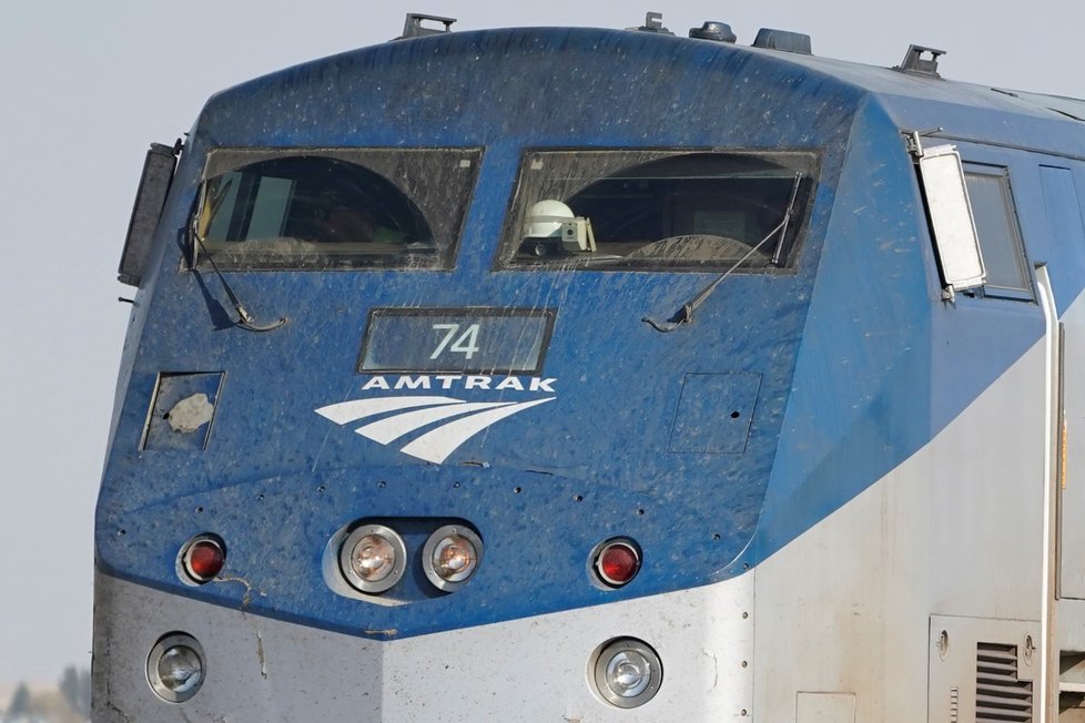 Americký Amtrak.