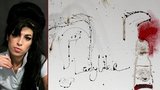 Obraz nakreslený krví Amy Winehouse půjde do dražby