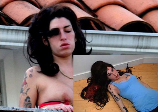 Amy Winehouse byla mrtvá už dávno... menší foto z výstavy Marca Peregoa The Only Good Rock Star Is a Dead Rock Star